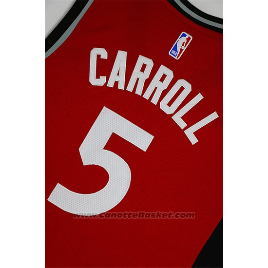 Maglia Toronto Raptors DeMarre Carroll #5 Rosso